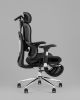 Кресло офисное TopChairs Stich с оттоманкой, черный - 8