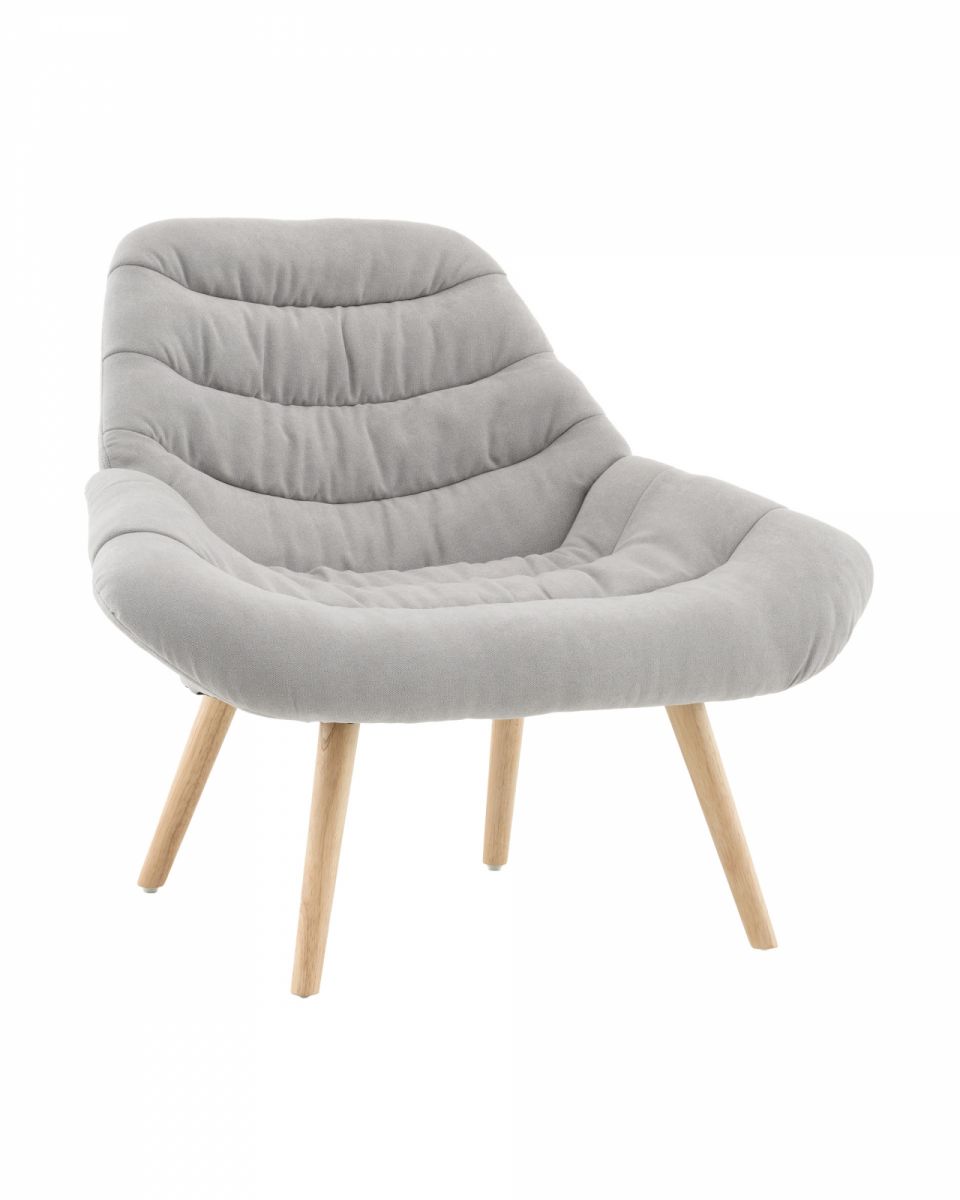 Кресло Олби Страйпс светло-серый