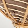 Кресло PAPASAN ECO-ПАПАСАН ЭКО P115-1-SP STD -c подушкой, ремешками- Natural (натуральный), экошерст - 3