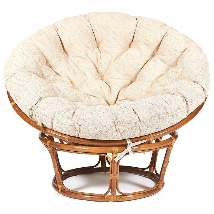 Кресло PAPASAN-ПАПАСАН 23-01 W -без подушки- 115х101х104 см, Pecan (орех)
