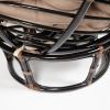 Кресло PAPASAN-ПАПАСАН 23-01 W -с подушкой- 115х101х104 см, Antique brown (античный черно-коричневы - 14
