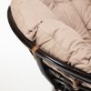Кресло PAPASAN-ПАПАСАН 23-01 W -с подушкой- 115х101х104 см, Antique brown (античный черно-коричневы - 6