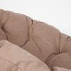 Кресло PAPASAN-ПАПАСАН 23-01 W -с подушкой- 115х101х104 см, Pecan (орех), экошерсть Коричневый, 181 - 11