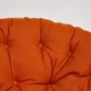 Кресло PAPASAN-ПАПАСАН 23-01 W -с подушкой- диаметр подушки 122 см, 115х101х104 см, Cognac (коньяк) - 6