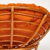 Кресло PAPASAN-ПАПАСАН 23-01 W -с подушкой- диаметр подушки 122 см, 115х101х104 см, Cognac (коньяк) - 7