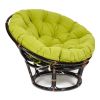 Кресло PAPASAN-ПАПАСАН 23-01 W -с подушкой- диаметр подушки 125 см, 115х101х104 см, Antique brown ( - 7
