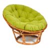 Кресло PAPASAN-ПАПАСАН 23-01 W -с подушкой- диаметр подушки 125 см, 115х101х104 см, Cognac (коньяк) - 11