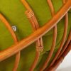 Кресло PAPASAN-ПАПАСАН 23-01 W -с подушкой- диаметр подушки 125 см, 115х101х104 см, Cognac (коньяк) - 3