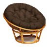 Кресло PAPASAN-ПАПАСАН 23-01 W -с подушкой- диаметр подушки 125 см, 115х101х104 см, Honey (мед), тк - 11