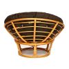 Кресло PAPASAN-ПАПАСАН 23-01 W -с подушкой- диаметр подушки 125 см, 115х101х104 см, Honey (мед), тк - 8