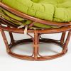 Кресло PAPASAN-ПАПАСАН 23-01 W -с подушкой- диаметр подушки 125 см, 115х101х104 см, Pecan (орех), ф - 12