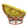 Кресло PAPASAN-ПАПАСАН 23-01 W -с подушкой- диаметр подушки 125 см, 115х101х104 см, Pecan (орех), ф - 2