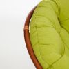 Кресло PAPASAN-ПАПАСАН 23-01 W -с подушкой- диаметр подушки 125 см, 115х101х104 см, Pecan (орех), ф - 8
