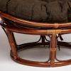 Кресло PAPASAN-ПАПАСАН 23-01 W -с подушкой- диаметр подушки 125 см, 115х101х104 см, Pecan (орех), т - 11