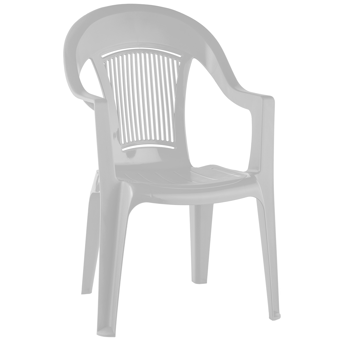 Кресло пластиковое Фламинго арт.ЭП 013402 (белое)