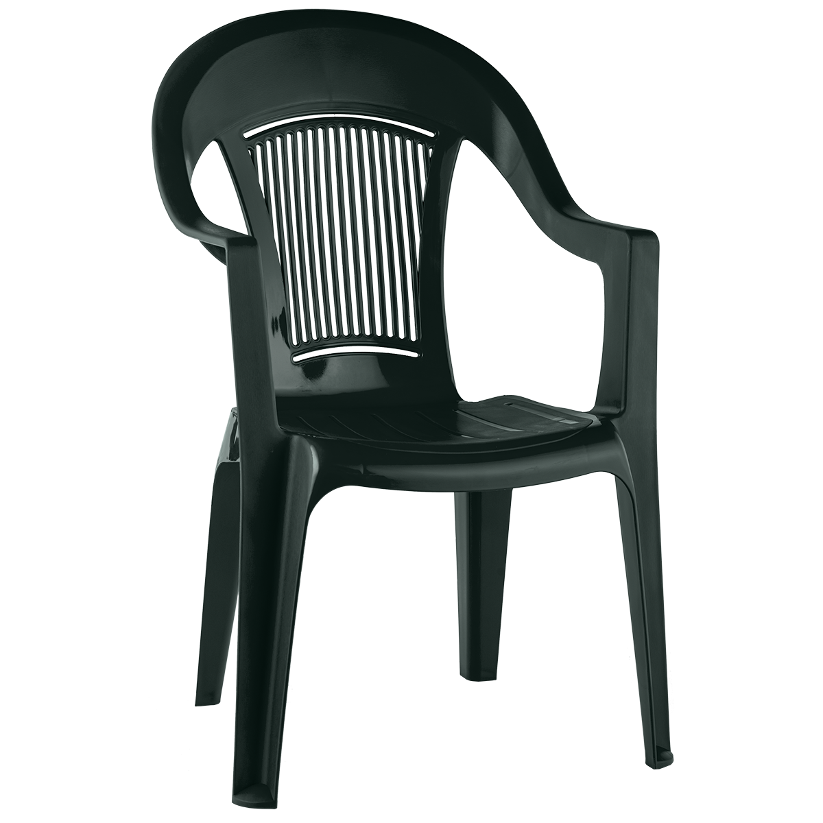 Кресло пластиковое Фламинго арт.ЭП 013440 (темно-зеленое)