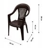 Кресло пластиковое Фламинго арт.ЭП 013457 (шоколад) - 7