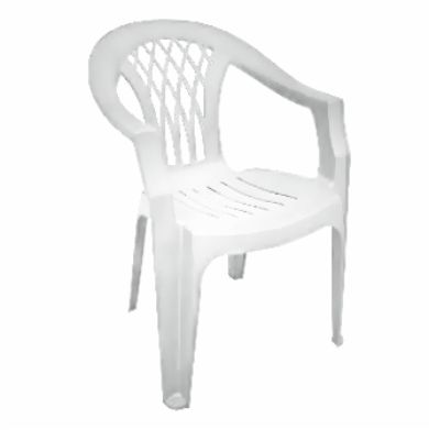 Кресло пластиковое Сильви арт.310011 (белый)