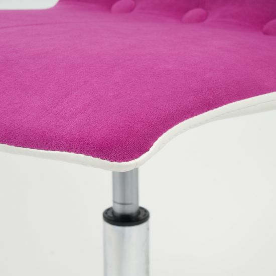 Кресло RIO флок-кож-зам , фиолетовый-белый, 138-36-01