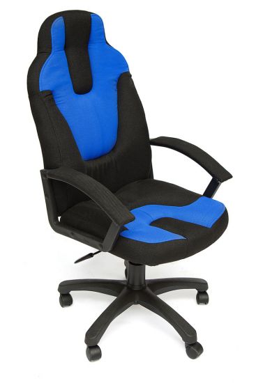 Кресло NEO (3) ткань, черный-синий, 2603-2601