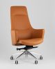 Кресло руководителя TopChairs Ferris коричневое - 2