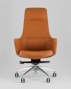 Кресло руководителя TopChairs Ferris коричневое - 3
