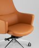 Кресло руководителя TopChairs Ferris коричневое - 8