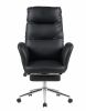 Кресло руководителя TopChairs Solid с оттоманкой черный - 2