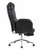 Кресло руководителя TopChairs Solid с оттоманкой черный - 3