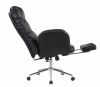 Кресло руководителя TopChairs Solid с оттоманкой черный - 4