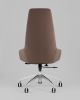 Кресло руководителя TopChairs Soulo светло-серый, коричневый - 5