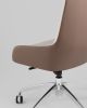Кресло руководителя TopChairs Soulo светло-серый, коричневый - 7