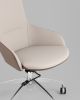 Кресло руководителя TopChairs Soulo светло-серый, коричневый - 8