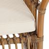 Кресло Secret De Maison BASON c подушкой 72*65*88 см, натуральный серый-natural grey, подушка: ткань - 8