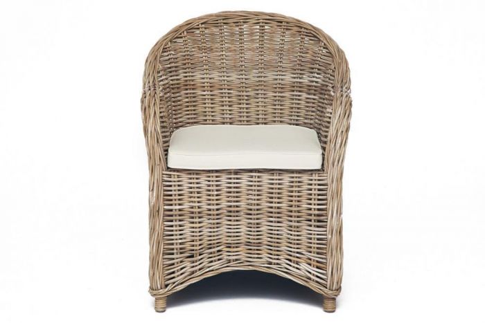 Кресло Secret De Maison MAISON (c подушкой) натуральный ротанг, 63*66*85 см, натуральный серый-natural grey