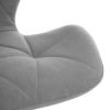 Кресло SELFI metalBL велюр, серый, 29 - 8