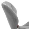 Кресло SELFI metalBL велюр, серый, 29 - 9
