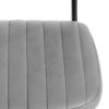 Кресло SLIM иск. замша, Grey (Cерый) - 8