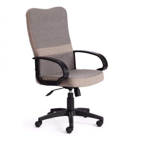 Кресло СН757 ткань, серый-св.коричневый, фостер 19-03