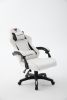 Кресло спортивное TopChairs Phantom бело-черный - 5