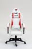 Кресло спортивное TopChairs Phantom бело-красный - 3