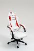 Кресло спортивное TopChairs Phantom бело-красный - 4