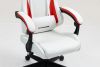 Кресло спортивное TopChairs Phantom бело-красный - 8