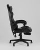Кресло спортивное TopChairs Prophet с оттоманкой черный - 7