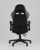 Кресло спортивное TopChairs Prophet с оттоманкой черный - 8