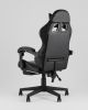 Кресло спортивное TopChairs Prophet с оттоманкой черный - 9