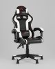 Кресло спортивное TopChairs Shadow черно-белый - 2