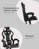 Кресло спортивное TopChairs Shadow черно-белый - 4