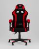 Кресло спортивное TopChairs Shadow ткань черно-красный - 5