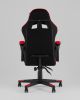 Кресло спортивное TopChairs Shadow ткань черно-красный - 7
